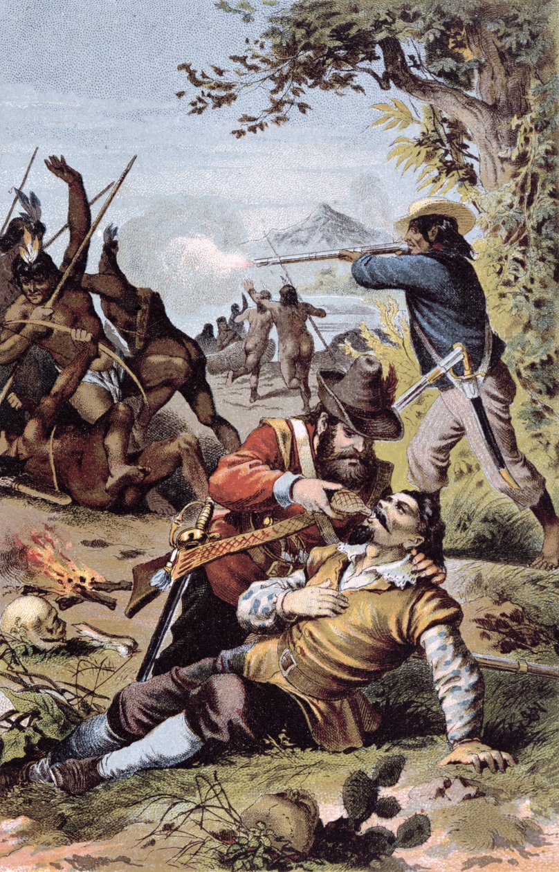 The Adventures of Robinson Crusoe, slutningen af det 19. århundrede af German School