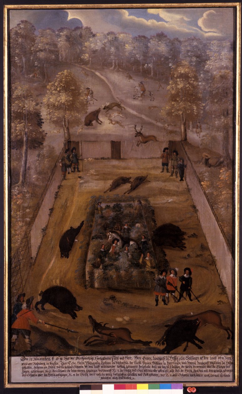 Ornejagten, c.1619 af German School