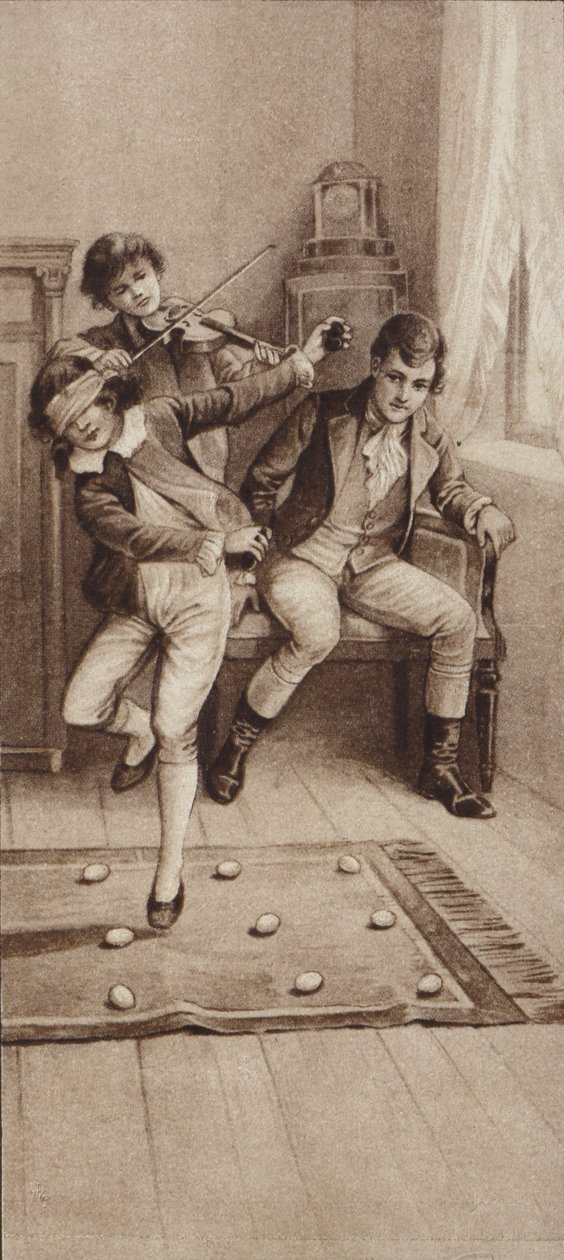 Æggedansen (litografi) af German School