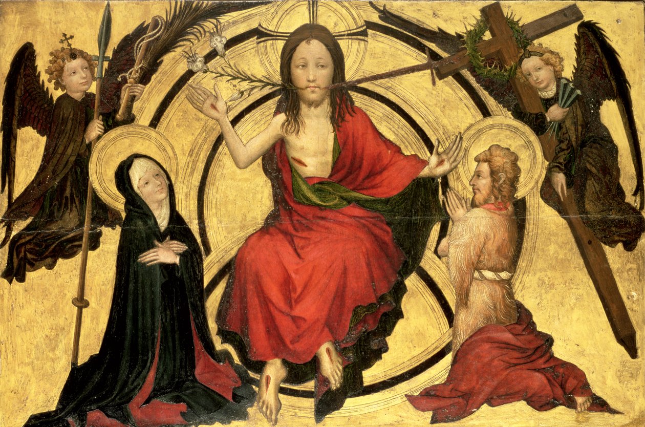 The Last Judgement, begyndelsen af det 15. århundrede (tempera på panel) af German School