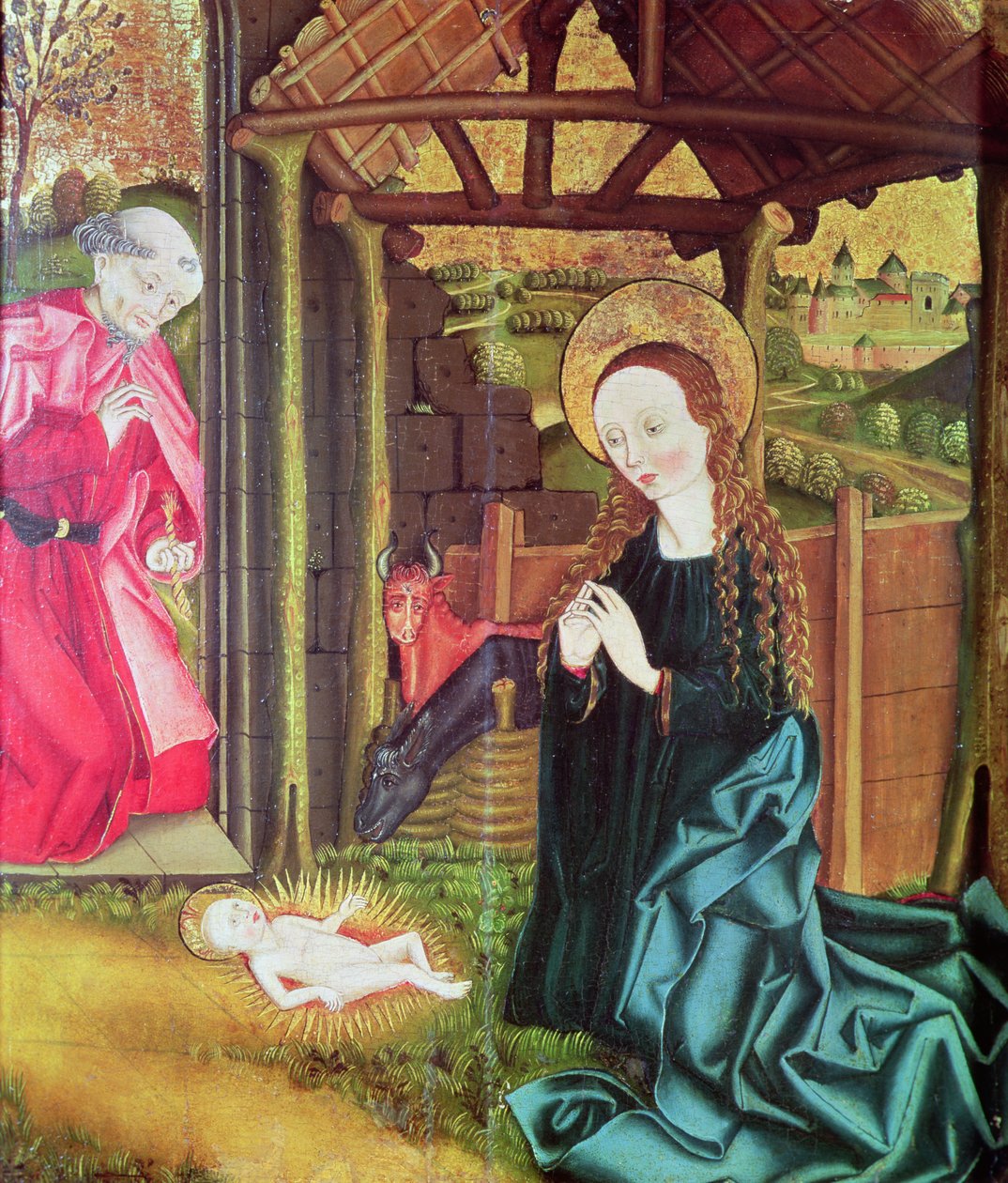 Fødselen, c.1470 af German School