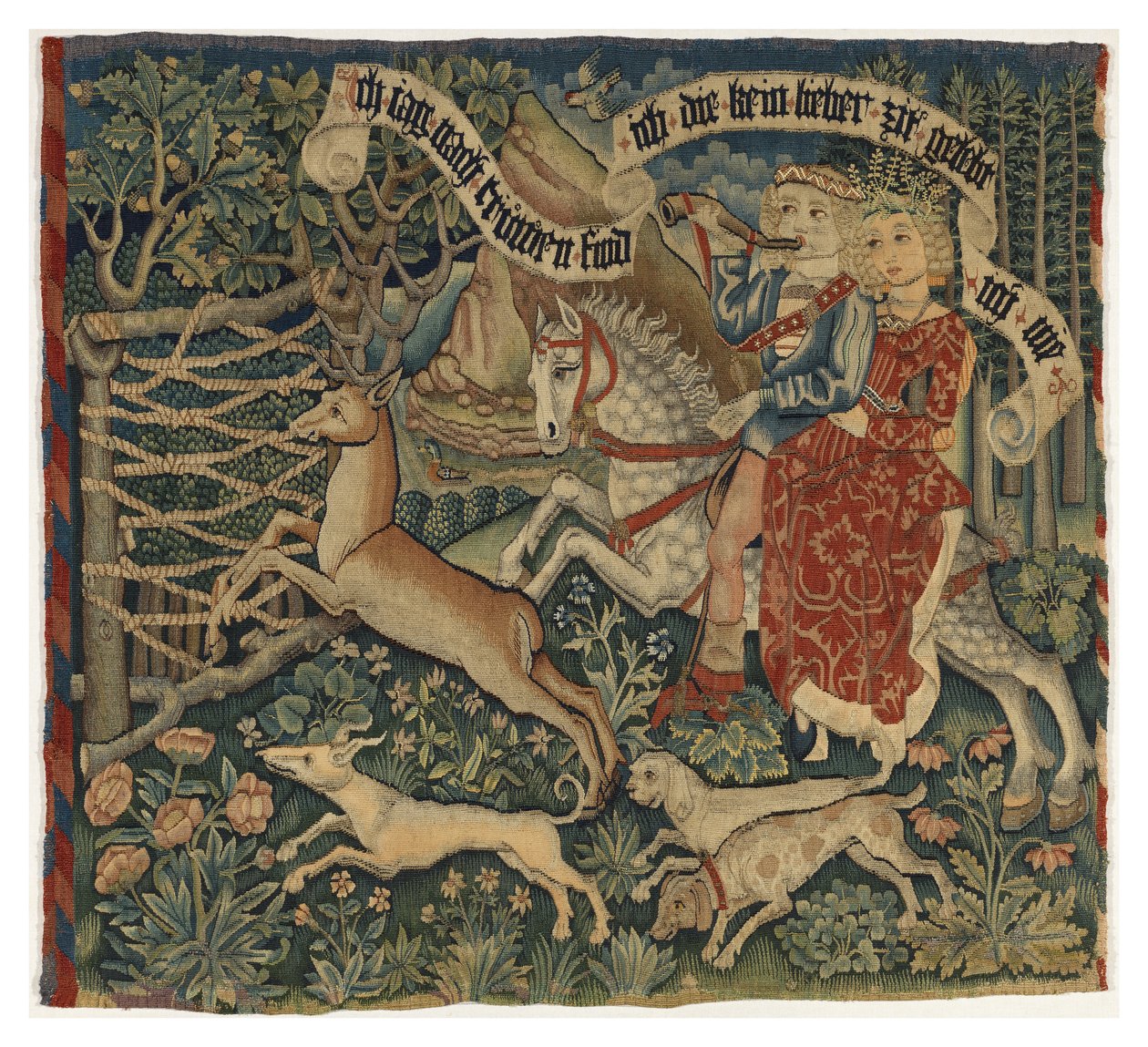 The Pursuit of Fidelity, ca. 1475-1500 (tapet) af German School