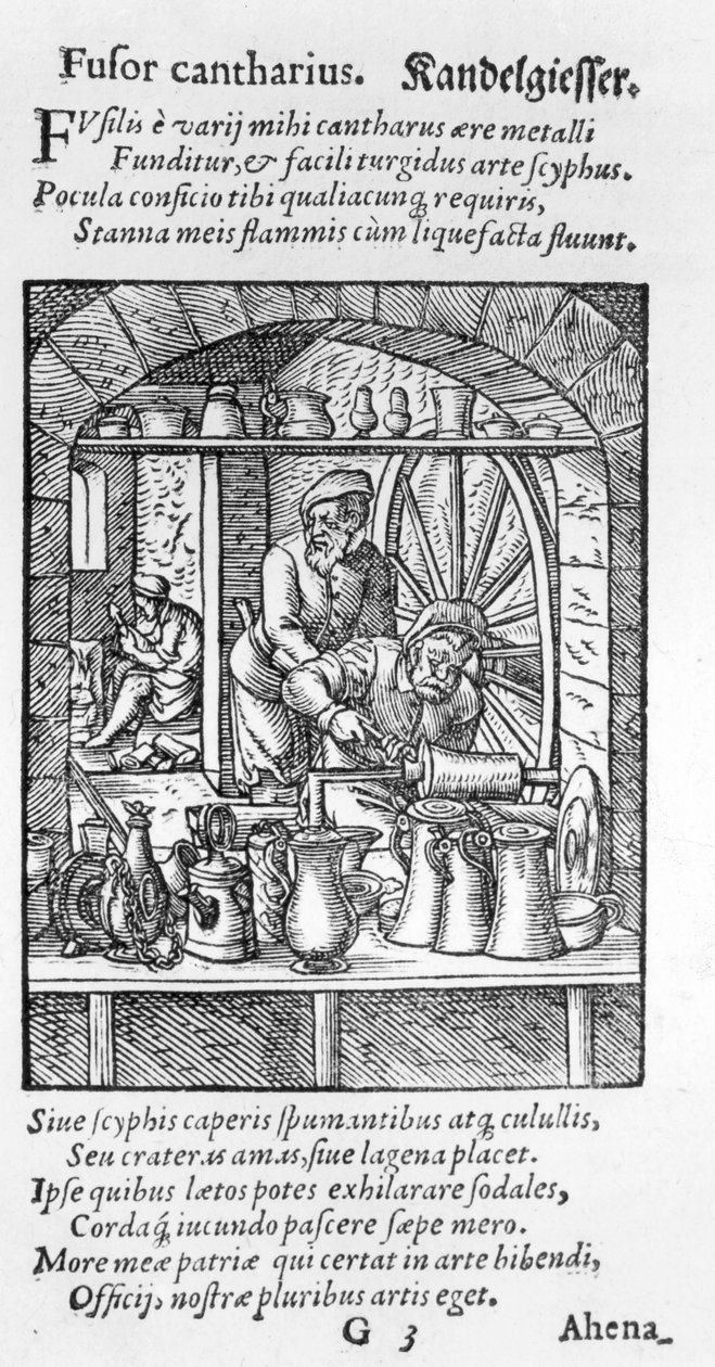 The Tankard Maker, udgivet af Hartman Schopper af German School