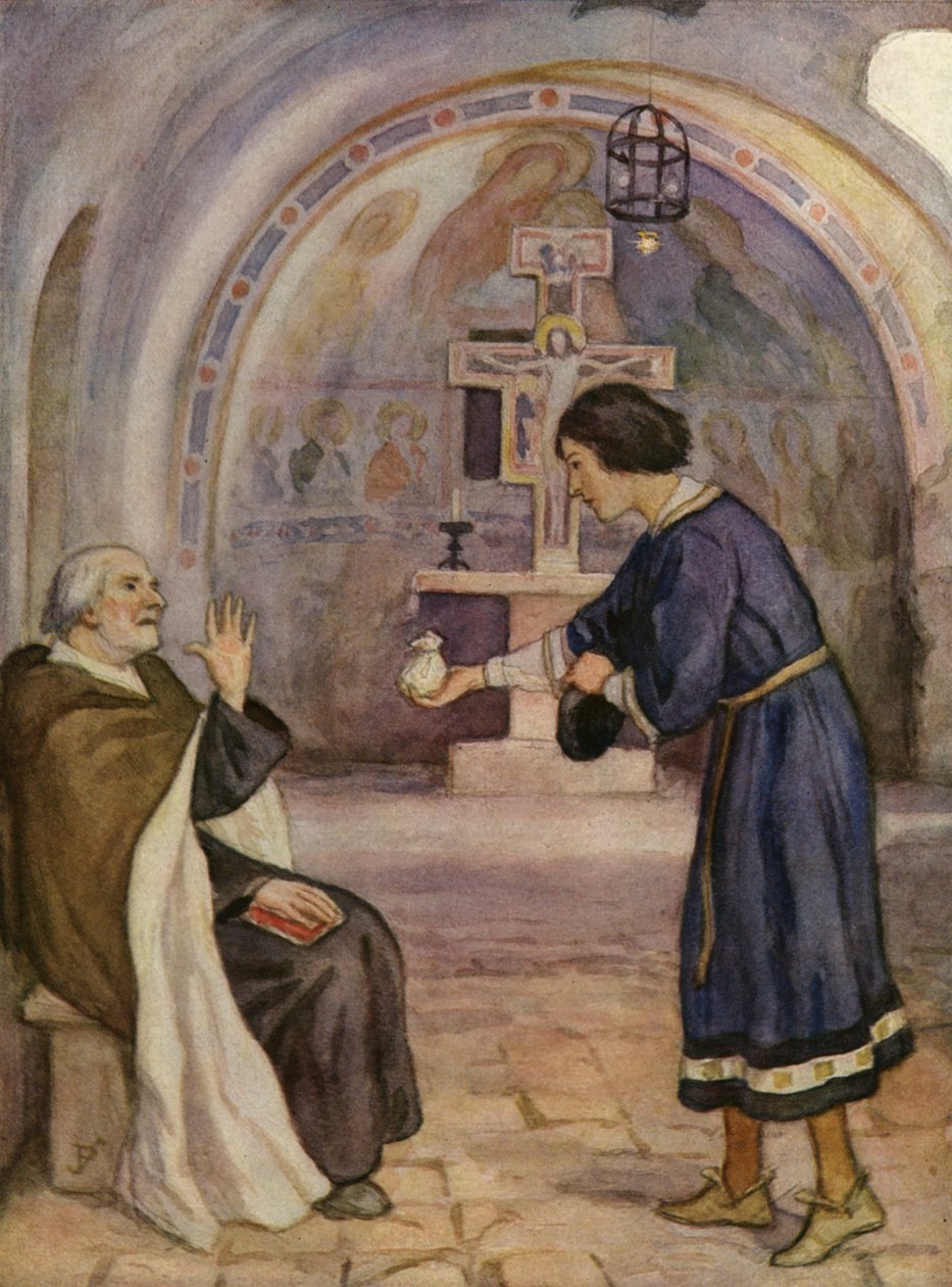 Præsten i San Damiano afviser Frans