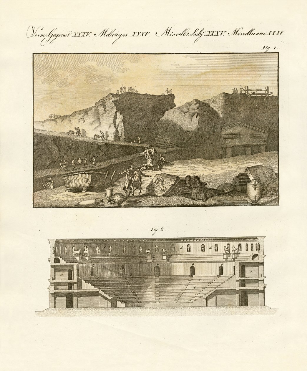 Den underjordiske by herculaneum af German School