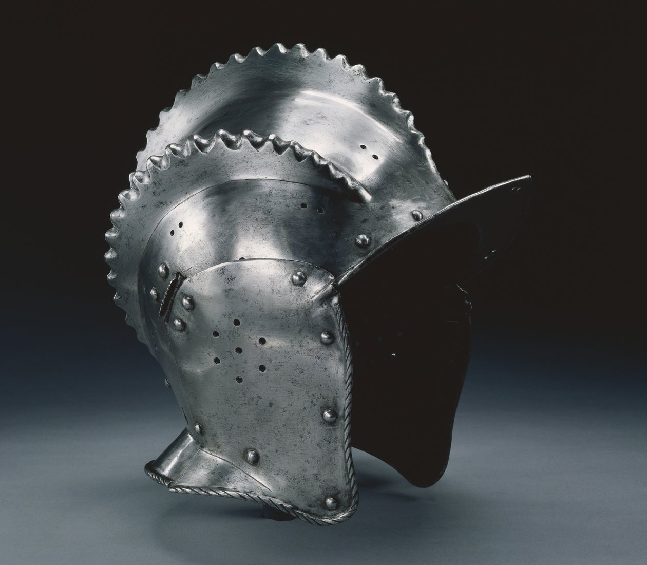 Triple-crested burgonet, ca. 1560-70 af German School