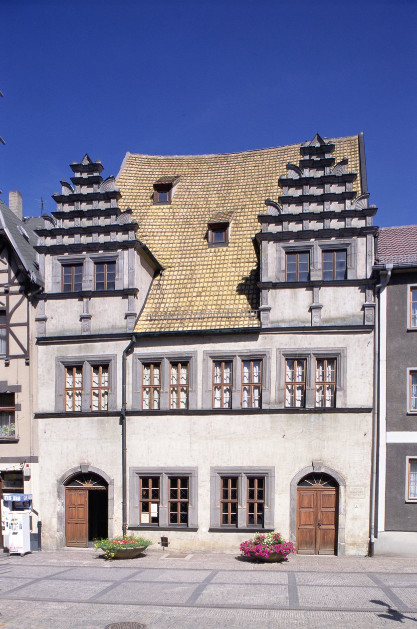 Udsigt over Heinrich Schutzs hus af German School