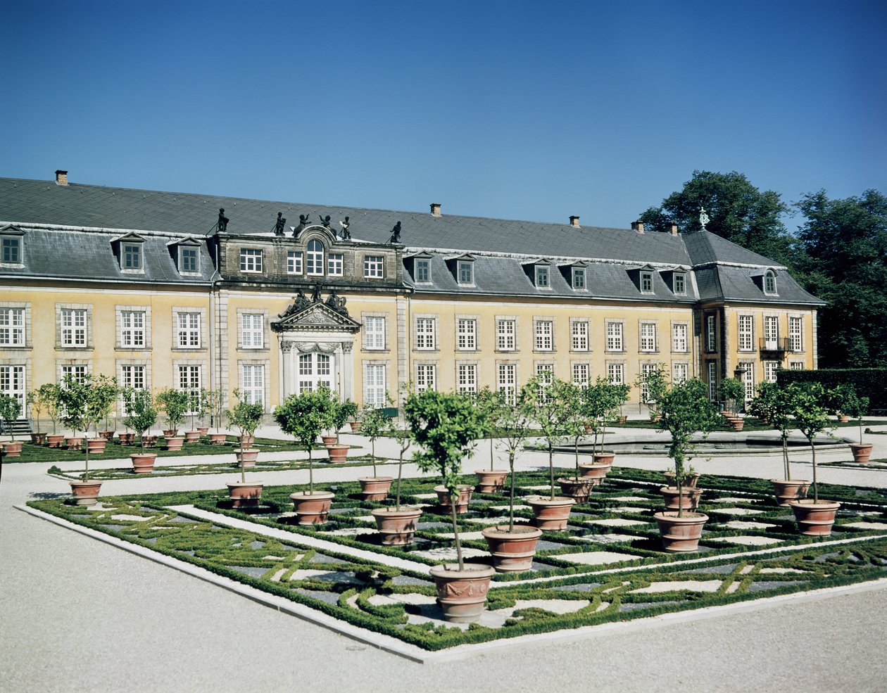 Udsigt over Herrenhausens orangeri, anlagt 1720-23 af German School