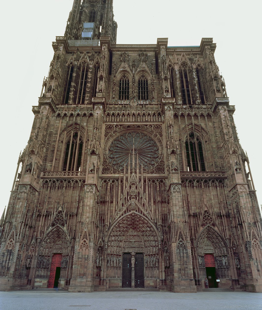Vestfacade af Strasbourg-katedralen, påbegyndt 1277 af German School