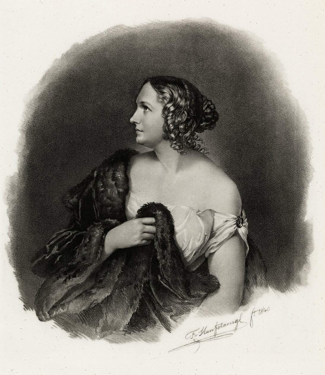 Wilhelmine Schröder-Devrient, 1884-90 (fototype) af German School
