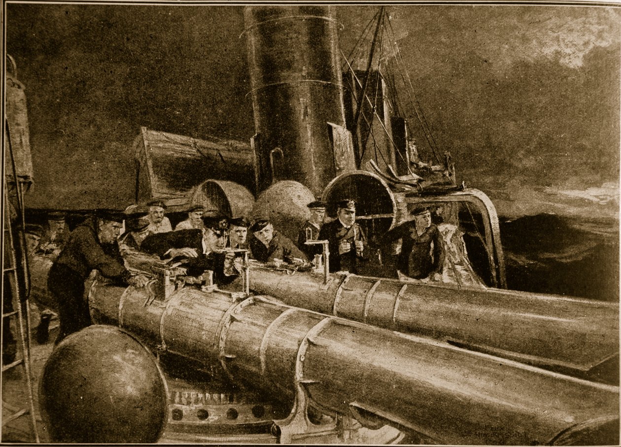 Med den tyske flåde fra Skager Rack, 1914-19 af German School