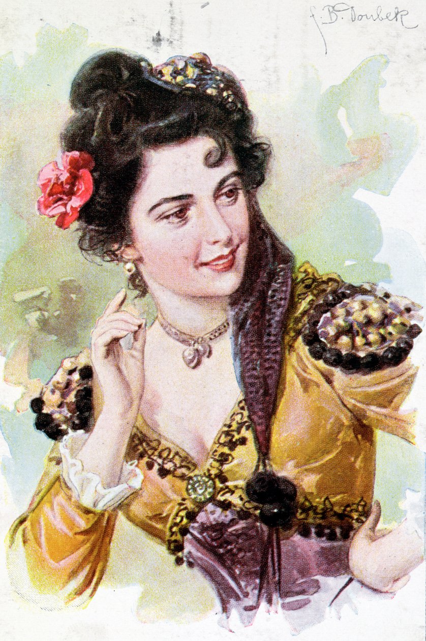 Zerline fra operaen Don Giovanni af Wolfgang Amadeus Mozart (1756-91), ca. 1900 af German School