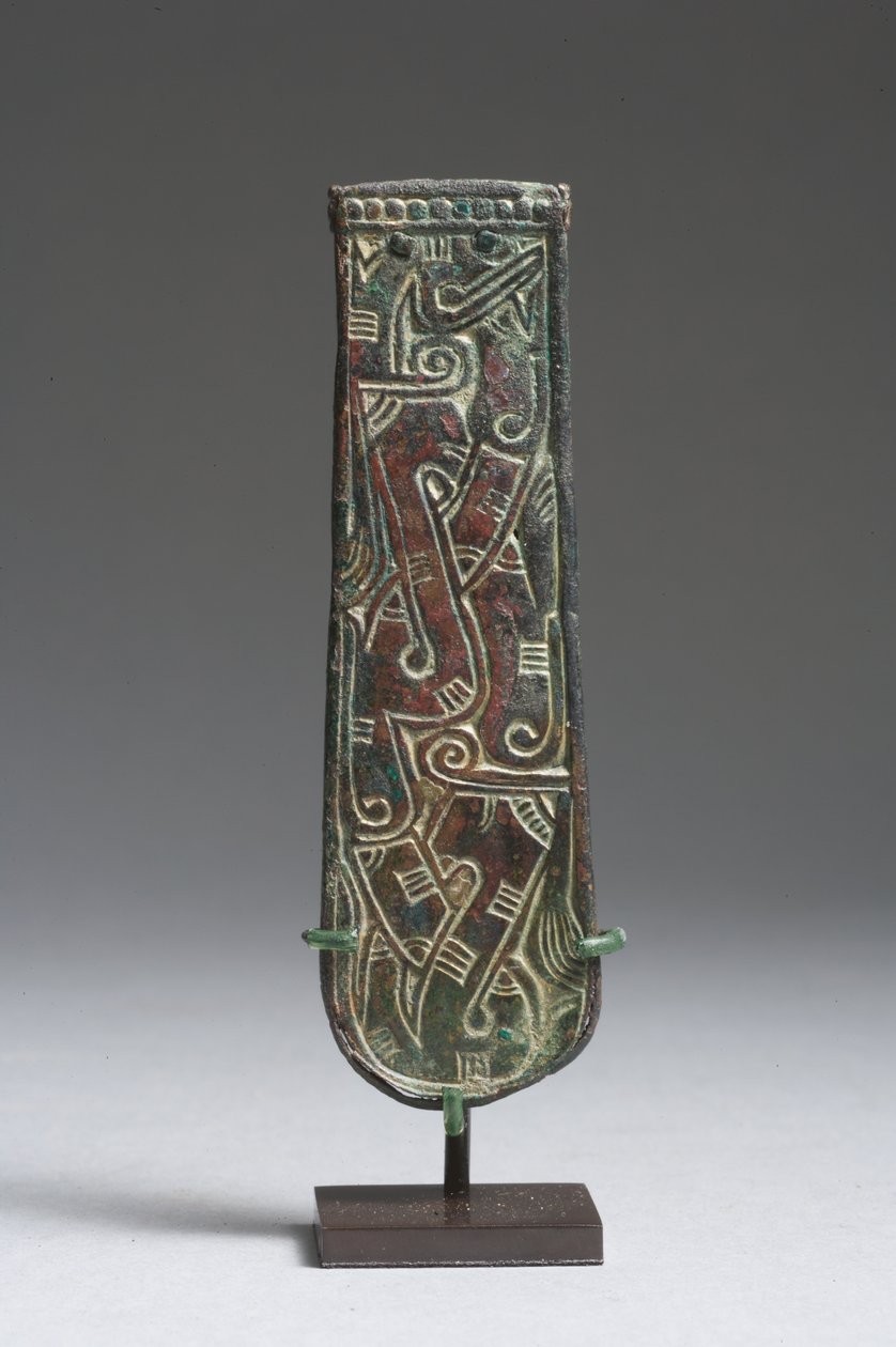 Langobardisk rem-ende (bronze) af Germanic