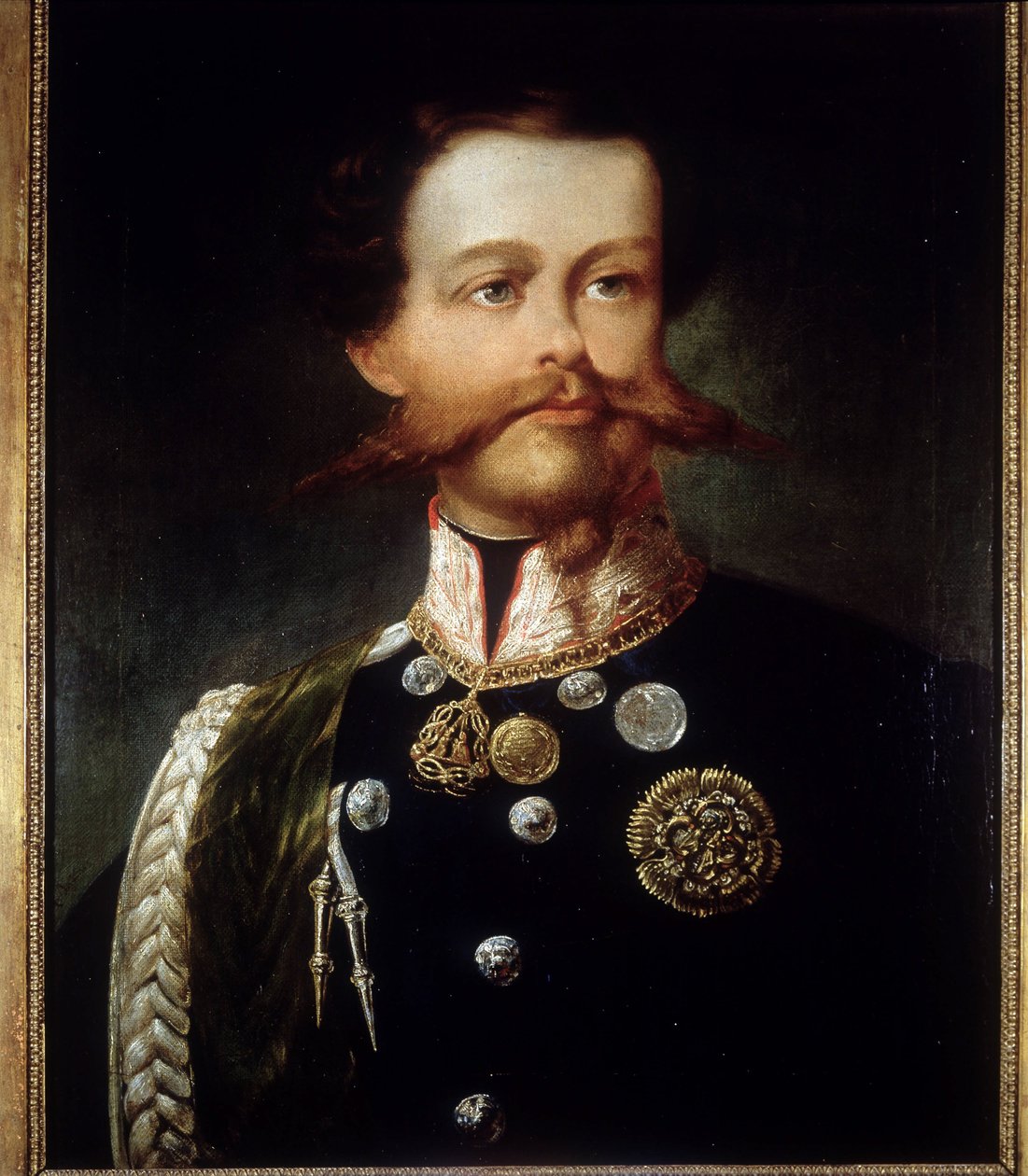 Portræt af Victor Emmanuel II (Victor-Emmanuel) (Vittorio Emanuele) (1820 - 1878) af Gerolamo (Girolamo) Induno. Risorgimentos museum. Milano. af Gerolamo Induno