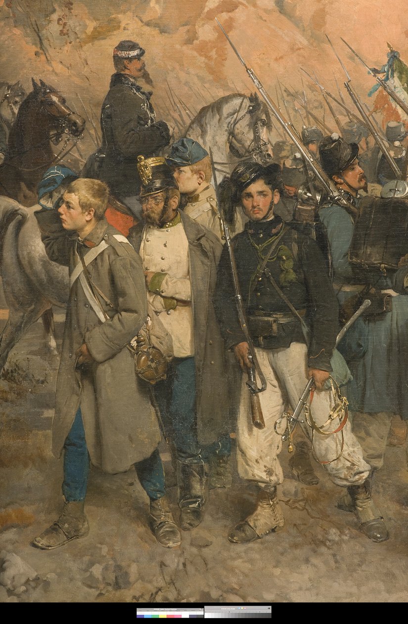Palestros fald, 30. maj 1859 af Gerolamo Induno