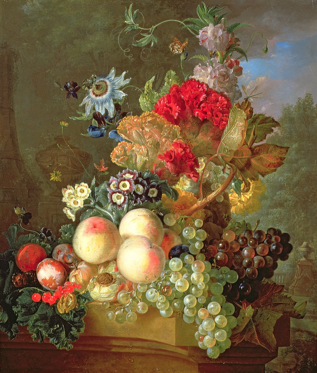 Stilleben med Auriculus af Gerrit Van Leeuwen