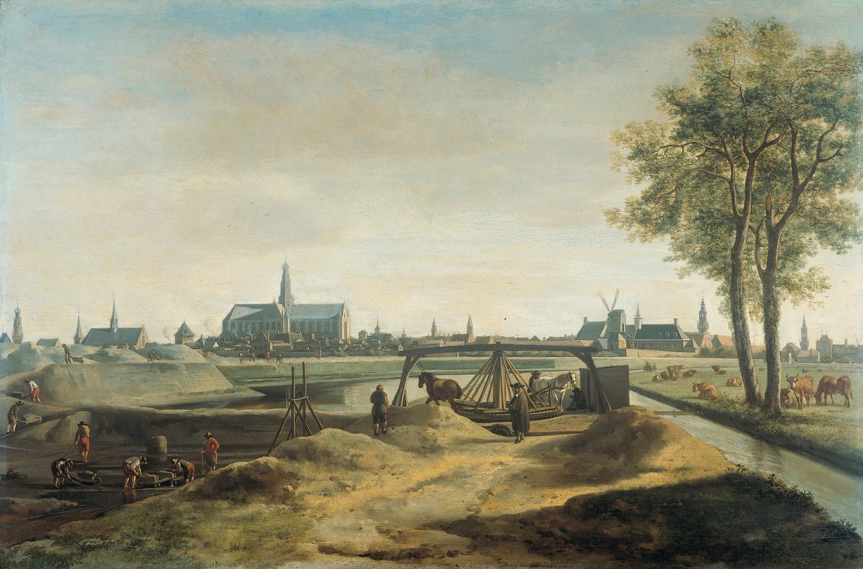 Nye fæstningsværker til Haarlem af Gerrit Adriaenszoon Berckheyde