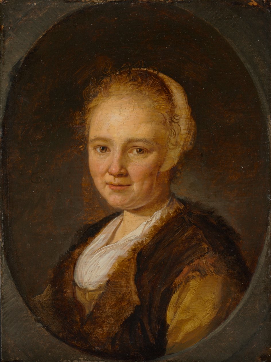 En ung kvinde af Gerrit Dou