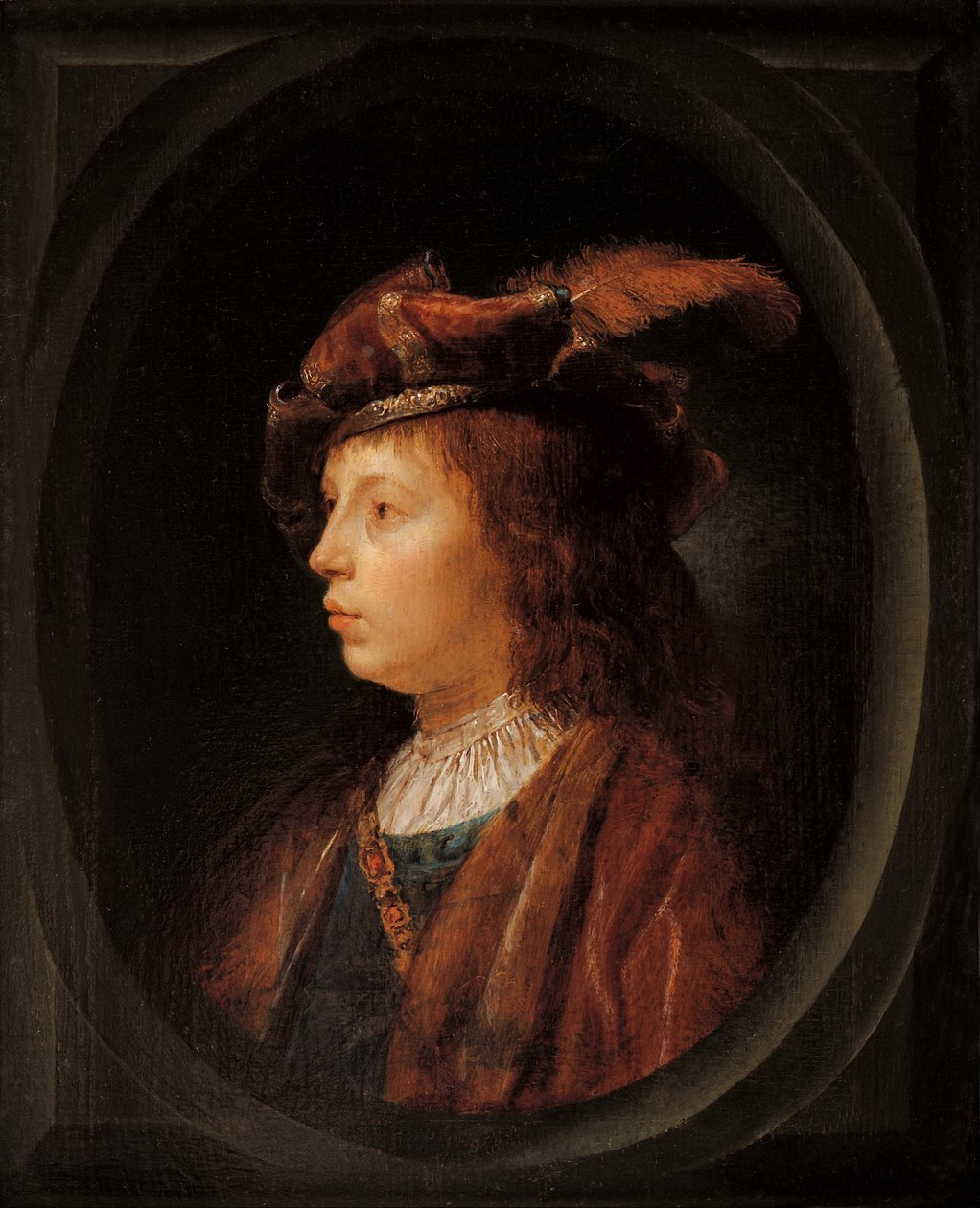Leder af en ungdomsgruppe af Gerrit Dou