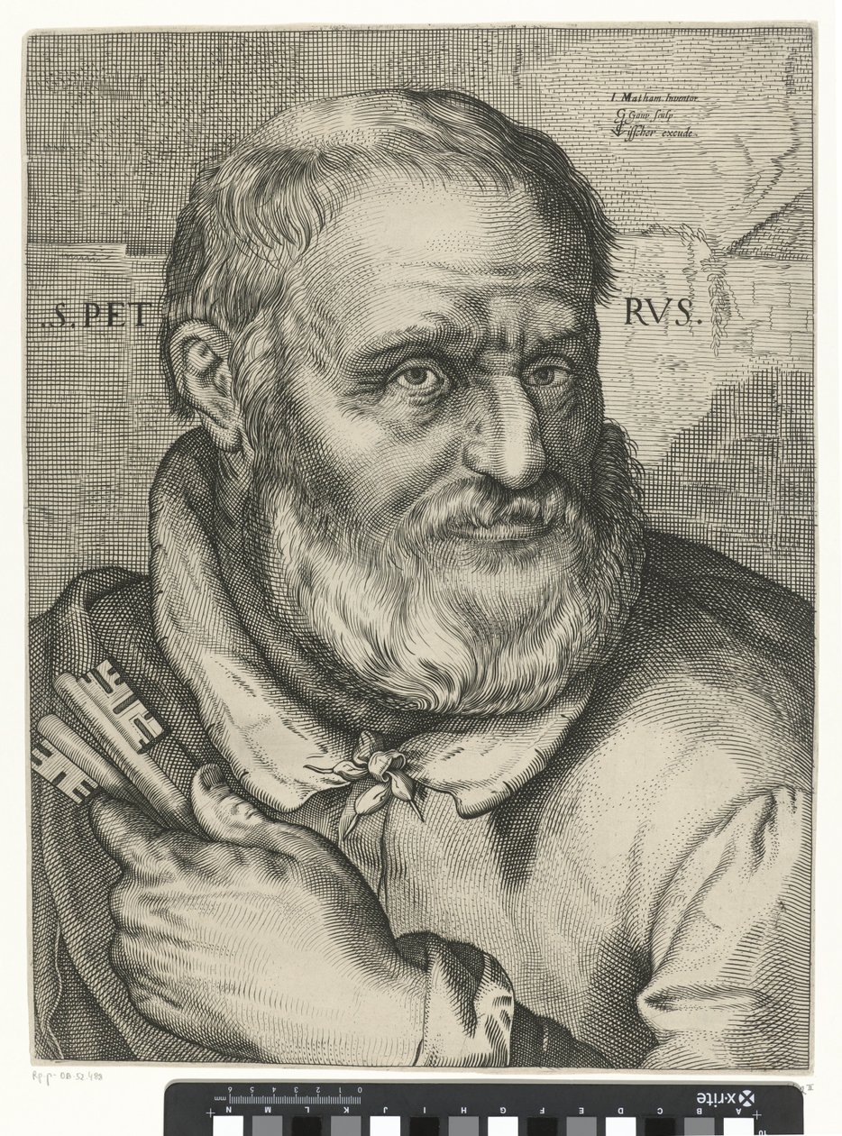 Apostlen Peter Sankt Peter af Gerrit Gauw
