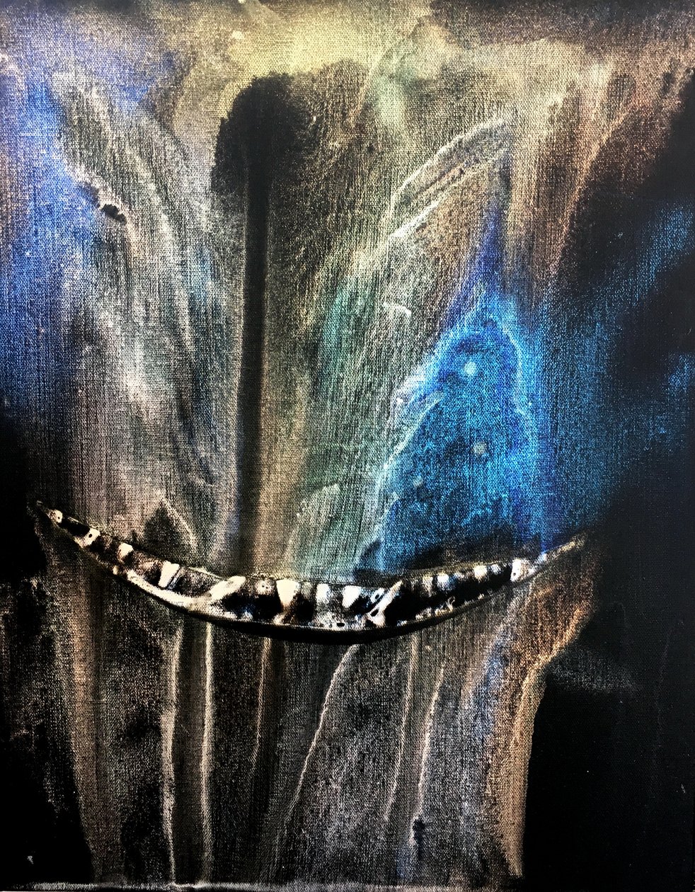 Voyage 216, 2017 (akryl på lærred) af Gerrit Greve