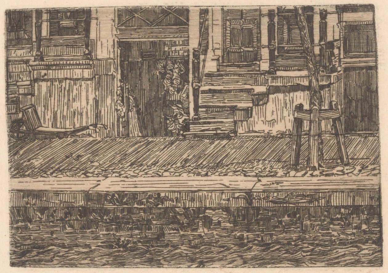 Kælder på en kaje af Gerrit Haverkamp (signed by artist)