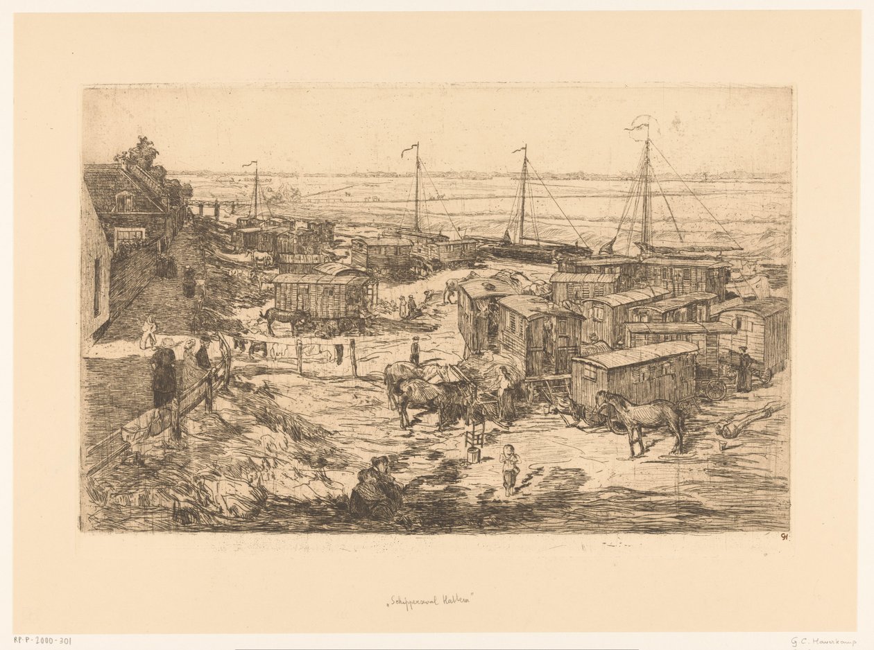 Schipperswal, Hattem (original titel på objekt) af Gerrit Haverkamp