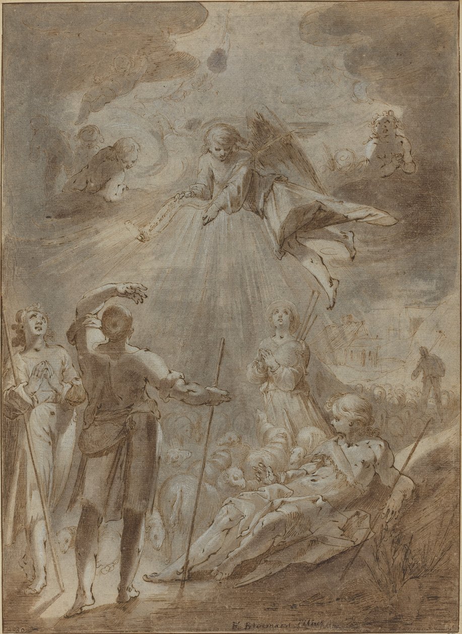 Bebudelse til hyrderne af Gerrit Pietersz Sweelinck