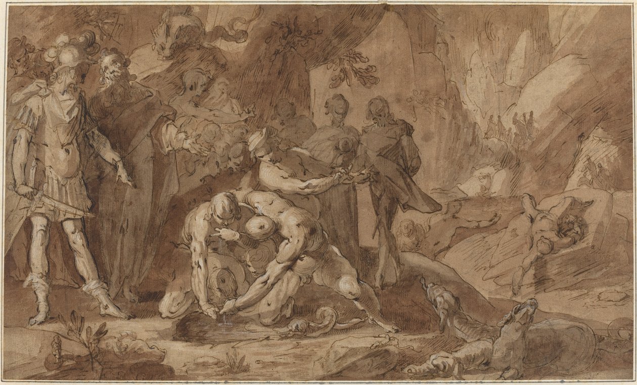 Odysseus og Teiresias af Gerrit Pietersz Sweelinck