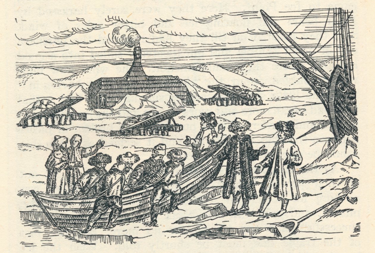 Barents i Arktis: Hytte hvor vi overvintrede, 1598, 1912 af Gerrit de Veer