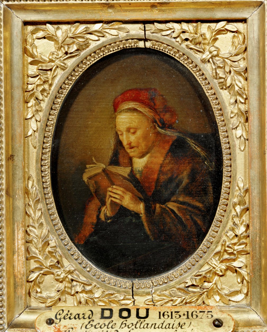 Femme agee: la mere de Rembrandt ... af Gerrit or Gerard Dou