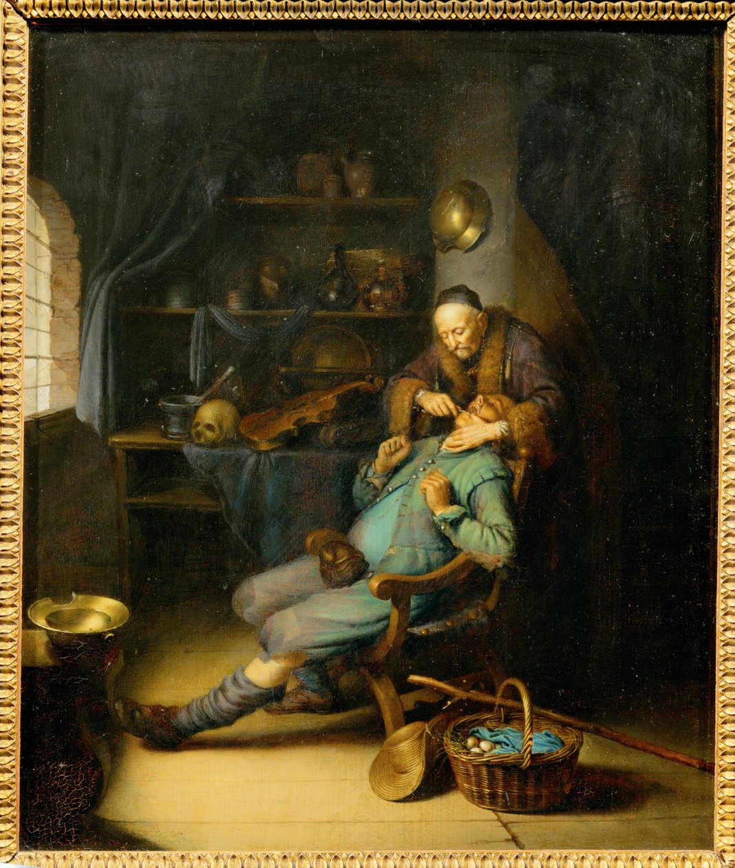 Tandlægen ... af Gerrit or Gerard Dou