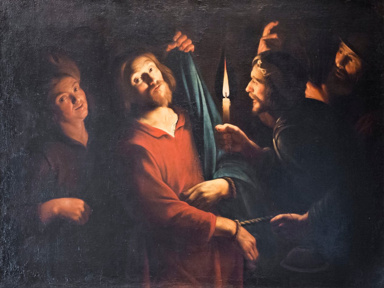 At tage Kristus af Gerrit van (follower of) Honthorst