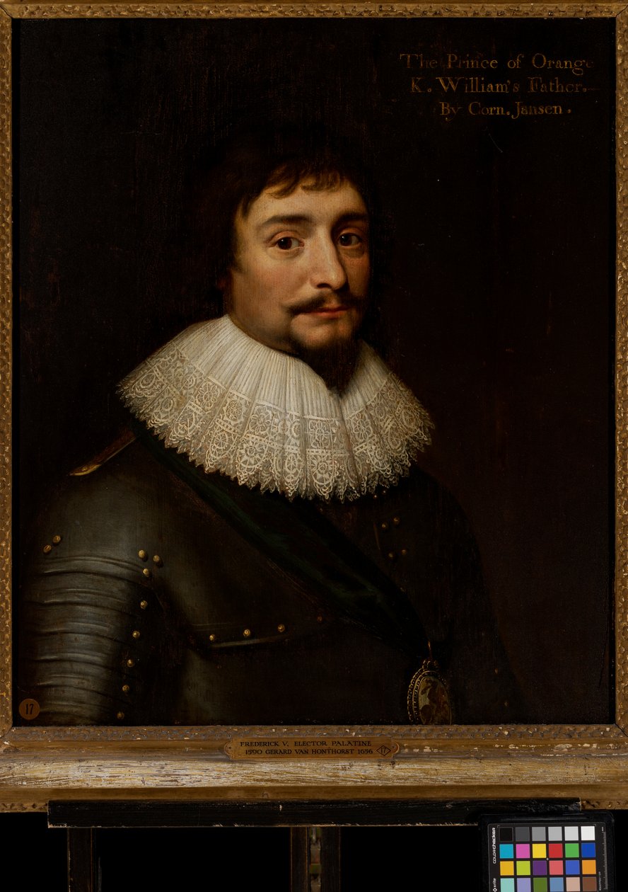 Frederik V, kurfyrst Pfalz, konge af Bøhmen (1596-1632) af Gerrit van (studio of) Honthorst