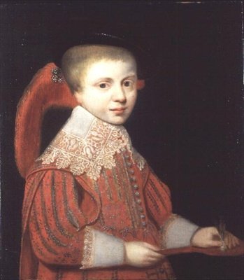 Portræt af prinsen af Nassau, der spiller fjerbold af Gerrit van (studio of) Honthorst