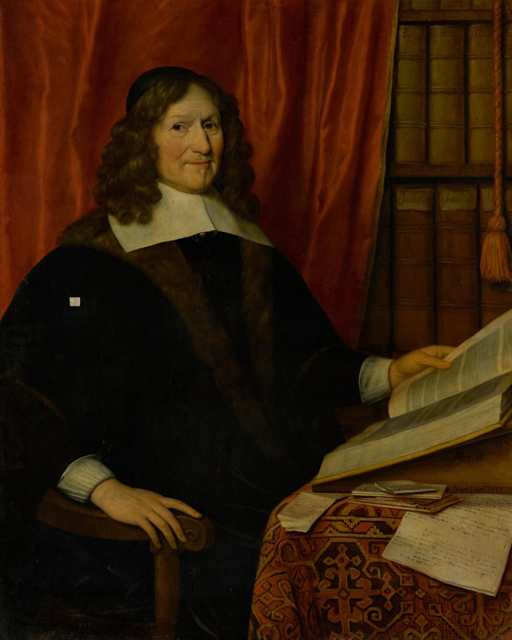 Porträt eines Rechtsgelehrten af Gerrit van Honthorst