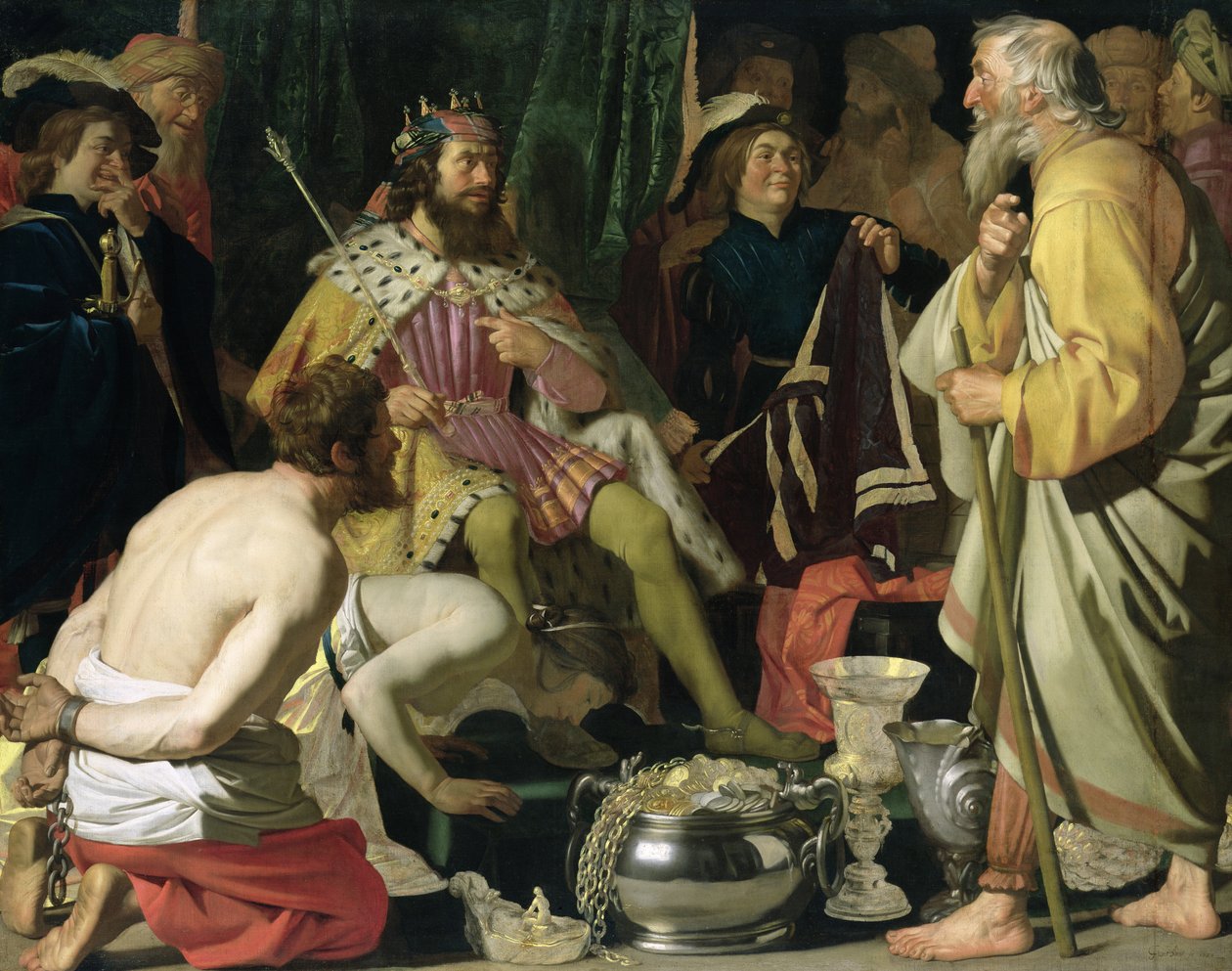 Croesus og Solon, 1624 af Gerrit van Honthorst