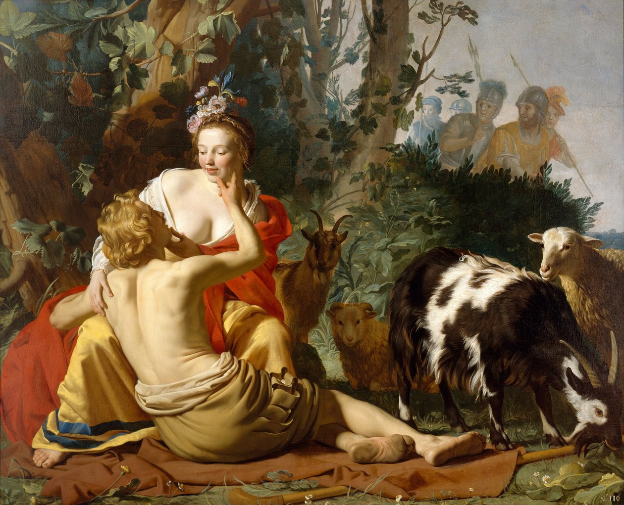 Granida og Daifilo, 1625 af Gerrit van Honthorst