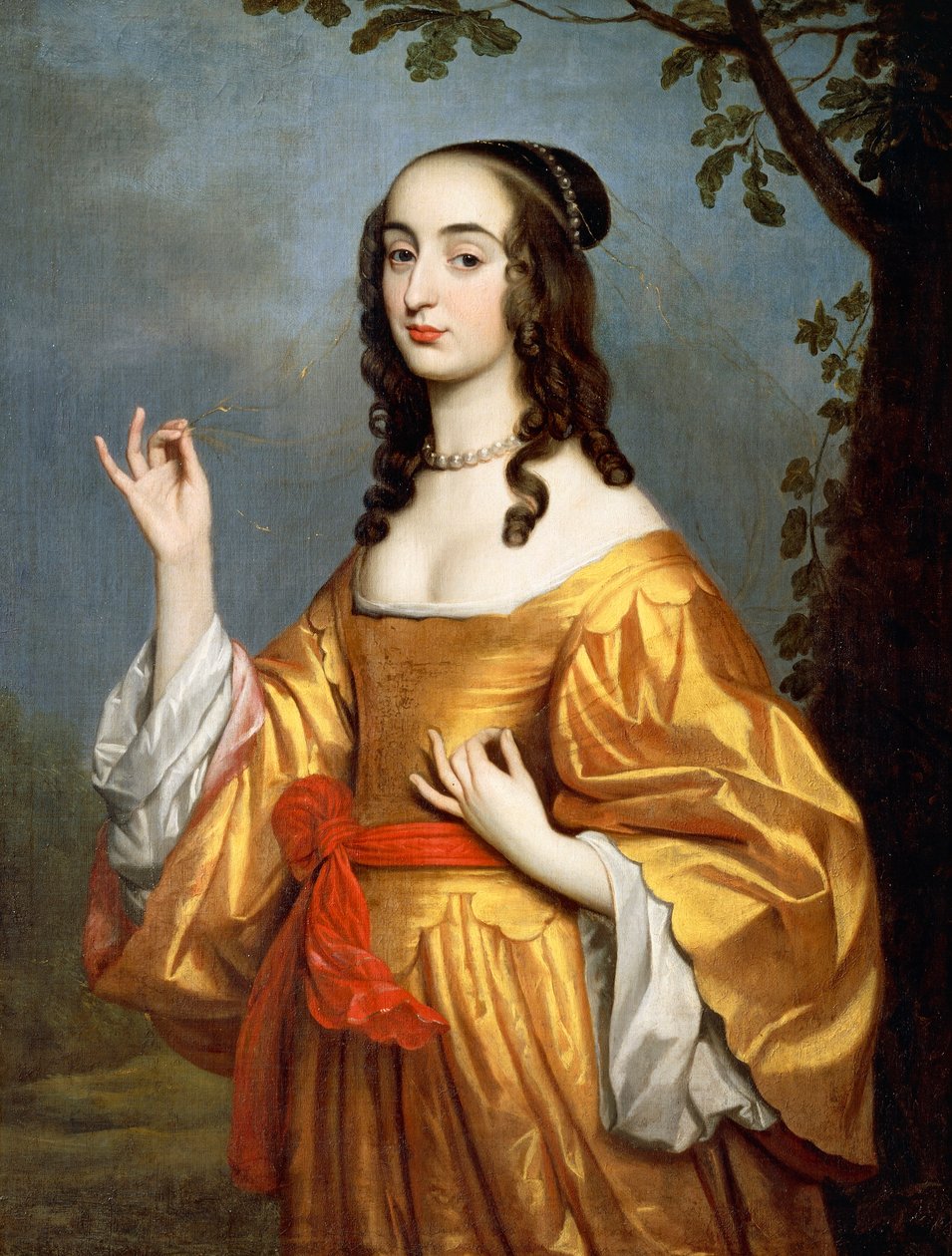 Portræt af grevinde Louise Henriette af Nassau (Haag af Gerrit van Honthorst