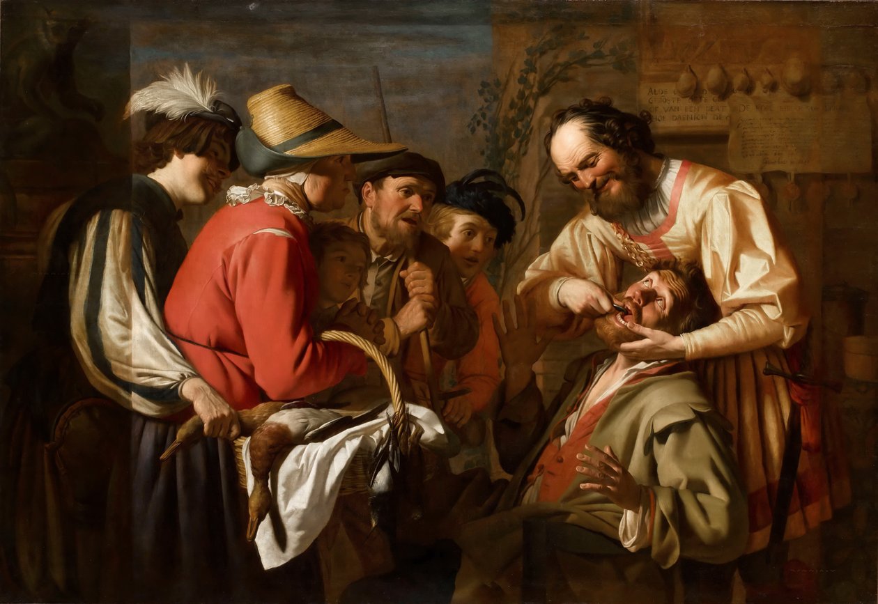 Tandtrækkeren af Gerrit van Honthorst