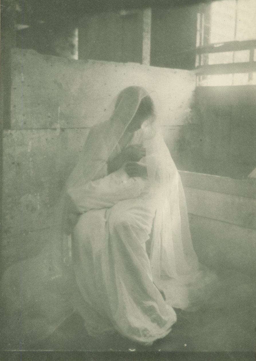The Manger, 1904-14 (fotogravure) af Gertrude Käsebier
