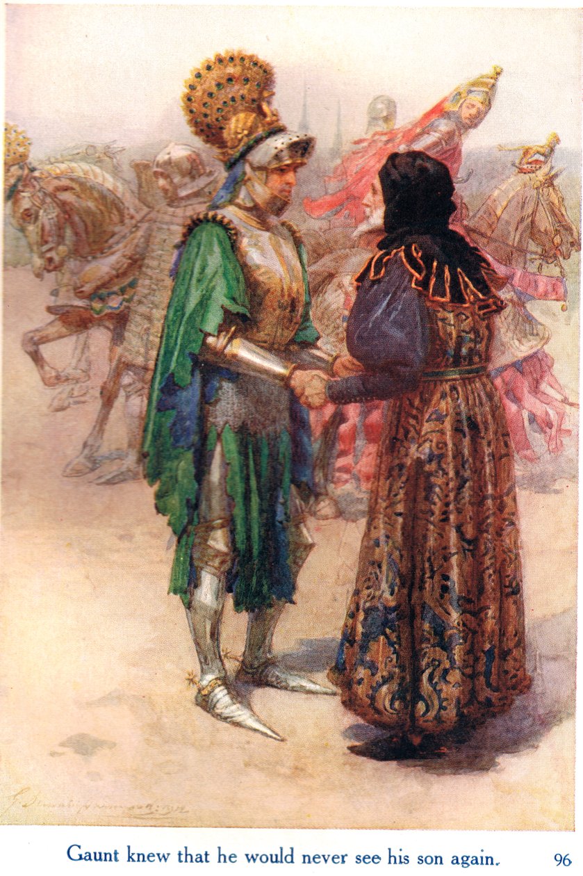 Gaunt vidste, at han aldrig ville se sin søn igen, illustration fra 