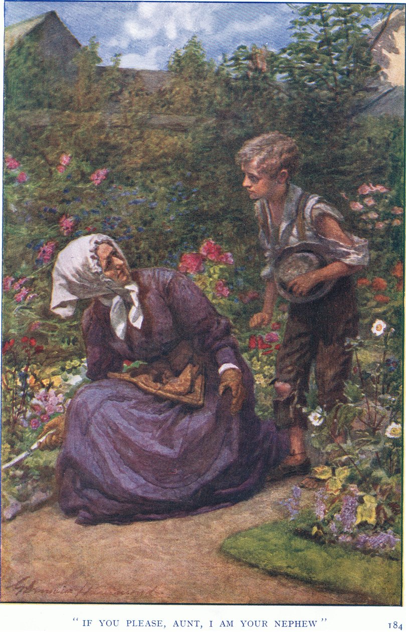 "Hvis du vil, tante, jeg er din nevø". af Gertrude E. Demain Hammond