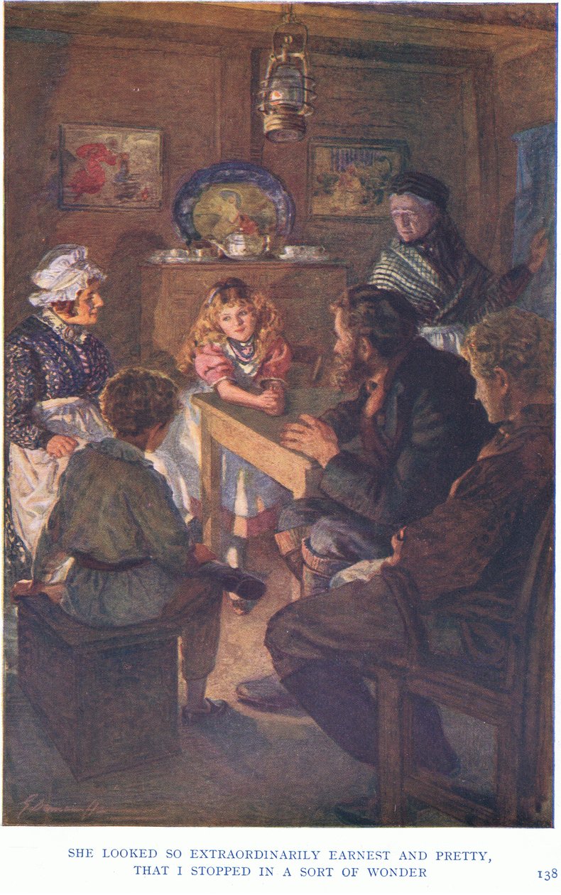 Hun så så usædvanlig alvorlig og smuk ud, at jeg standsede i en slags undren af Gertrude E. Demain Hammond