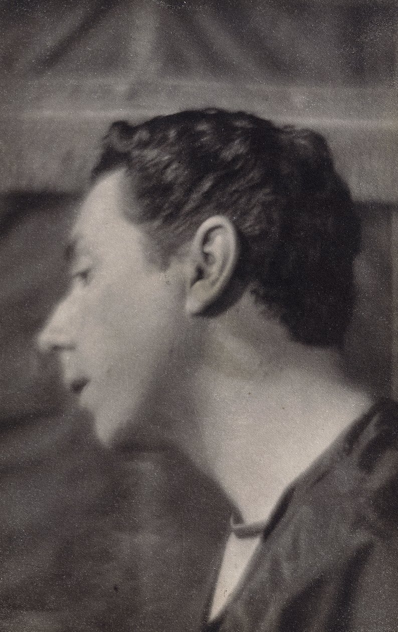 Portræt af baron Adolph de Meyer af Gertrude Käsebier