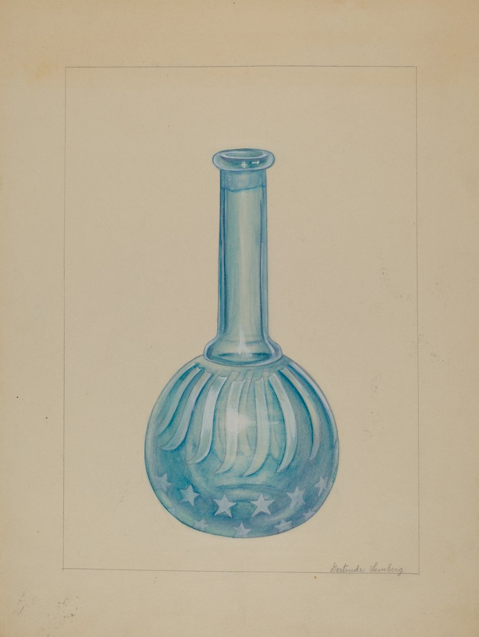 Frisørflaske, ca. 1936. af Gertrude Lemberg