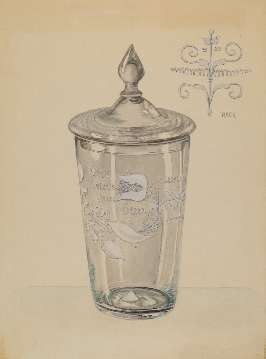 Overdækket flip, ca. 1936. af Gertrude Lemberg