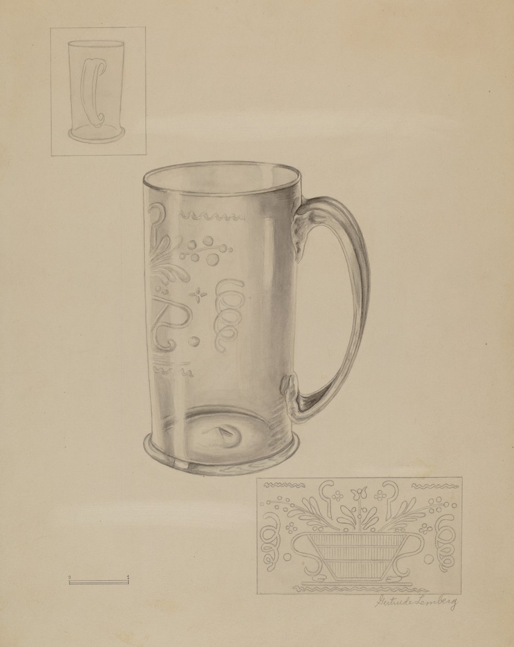 krus, c. 1936. af Gertrude Lemberg