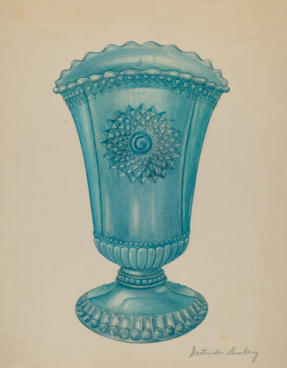Vase, 19351942. af Gertrude Lemberg