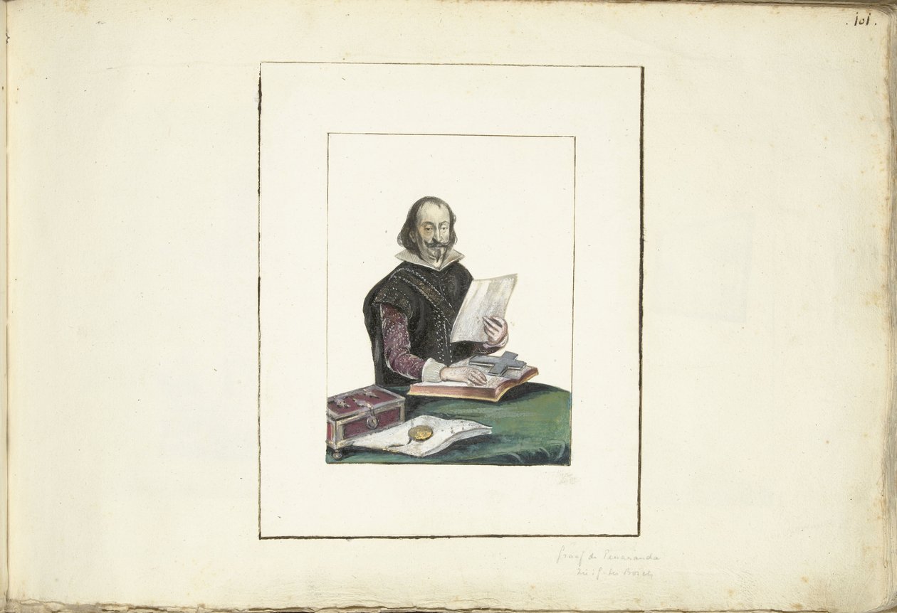 Portræt af greven af ​​Peñeranda af Gesina ter Borch (possibly)